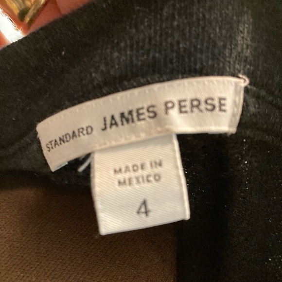 James Perse Charcoal V-Neck Sweatshirt Size XL V Neck Deep V Neck Long Sleeve - Picture 3 of 10